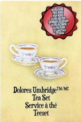 Harry Potter Potions UNOPENED RARES Mandrake Dolores Umbridge Tea Set Sleeping Draught Cupcakes