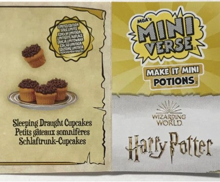 Harry Potter Potions UNOPENED RARES Mandrake Dolores Umbridge Tea Set Sleeping Draught Cupcakes